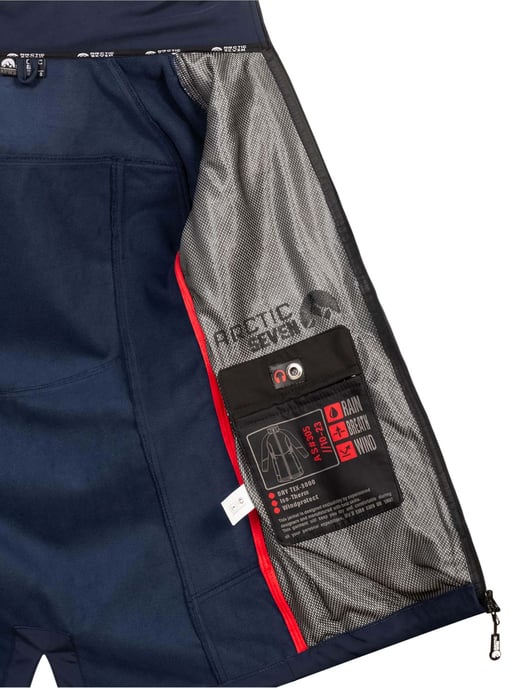 Arctic Seven Damen Softshell Jacke AS-305 – lang, wind- & wasserabweisend, reflektierend - Image 5