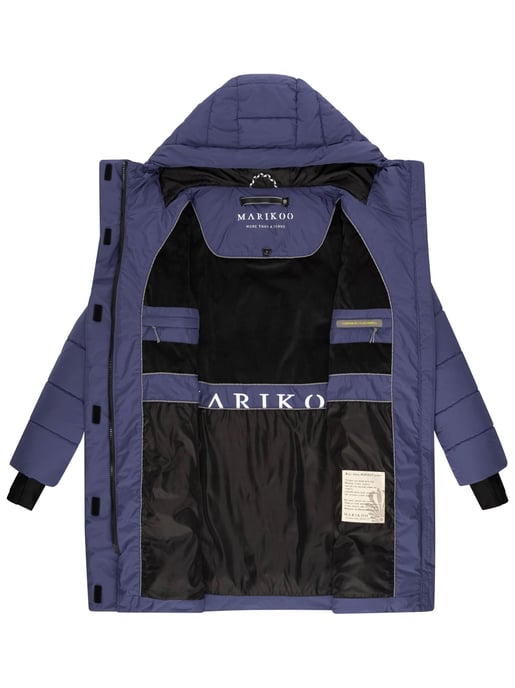 Marikoo Damen Winter-Steppjacke mit Kapuze & Fleecefutter – Kaituu - Image 5