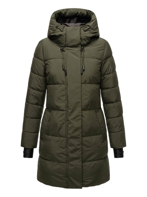 Marikoo Damen Winter-Steppjacke mit Kapuze & Fleecefutter – Kaituu - Image 2