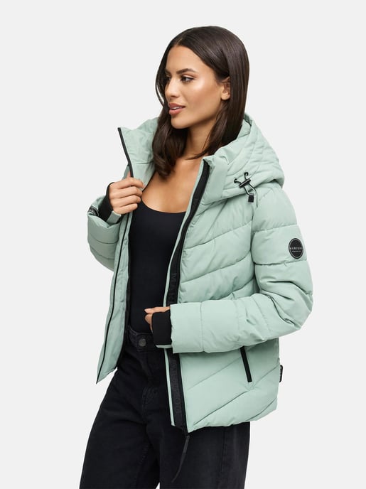 Marikoo Damen Steppjacke Samuiaa – warm, modern & mit abnehmbarer Kapuze - Image 2