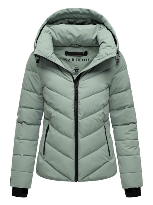 Marikoo Damen Steppjacke Samuiaa – warm, modern & mit abnehmbarer Kapuze - Image 5