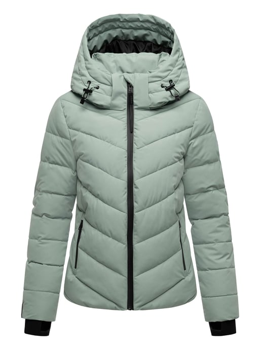 Marikoo Damen Steppjacke Samuiaa – warm, modern & mit abnehmbarer Kapuze - Image 6