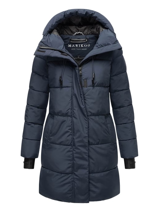 Marikoo Damen Winter-Steppjacke mit Kapuze & Fleecefutter – Kaituu - Image 1