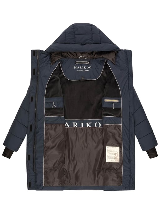 Marikoo Damen Winter-Steppjacke mit Kapuze & Fleecefutter – Kaituu - Image 5