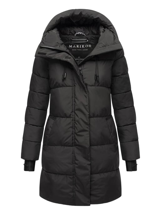 Marikoo Damen Winter-Steppjacke mit Kapuze & Fleecefutter – Kaituu - Image 1