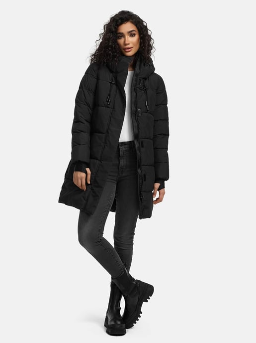 Marikoo Damen Winter-Steppjacke mit Kapuze & Fleecefutter – Kaituu - Image 6