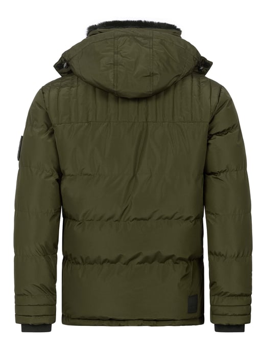 Alessandro Salvarini Herren Winterjacke AS-326 mit Teddyfell & abnehmbarer Kapuze - Image 4