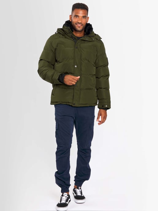 Alessandro Salvarini Herren Winterjacke AS-326 mit Teddyfell & abnehmbarer Kapuze - Image 6
