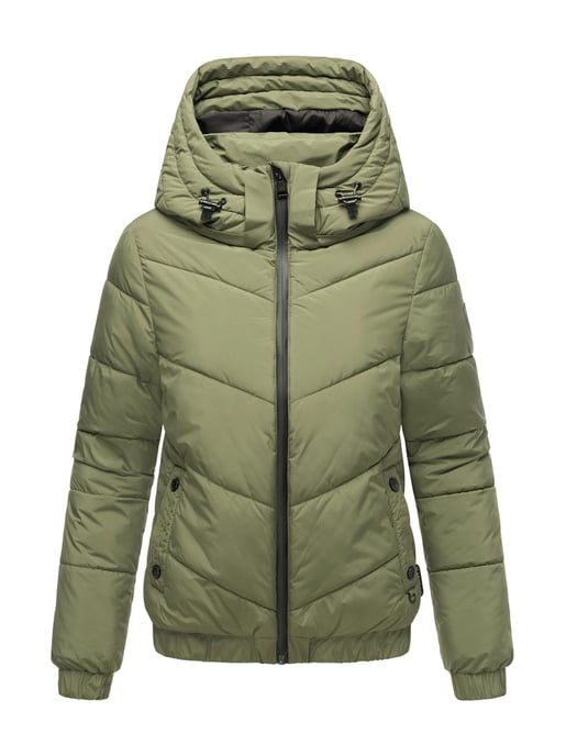 Marikoo Damen Winter Steppjacke mit Kapuze – Nayanaa - Image 2