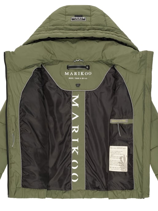 Marikoo Damen Winter Steppjacke mit Kapuze – Nayanaa - Image 6