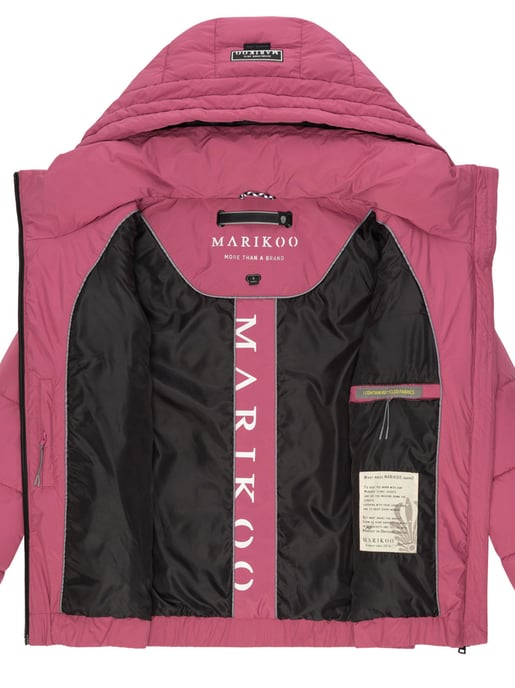 Marikoo Damen Winter Steppjacke mit Kapuze – Nayanaa - Image 6