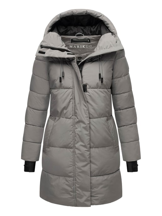 Marikoo Damen Winter-Steppjacke mit Kapuze & Fleecefutter – Kaituu - Image 1