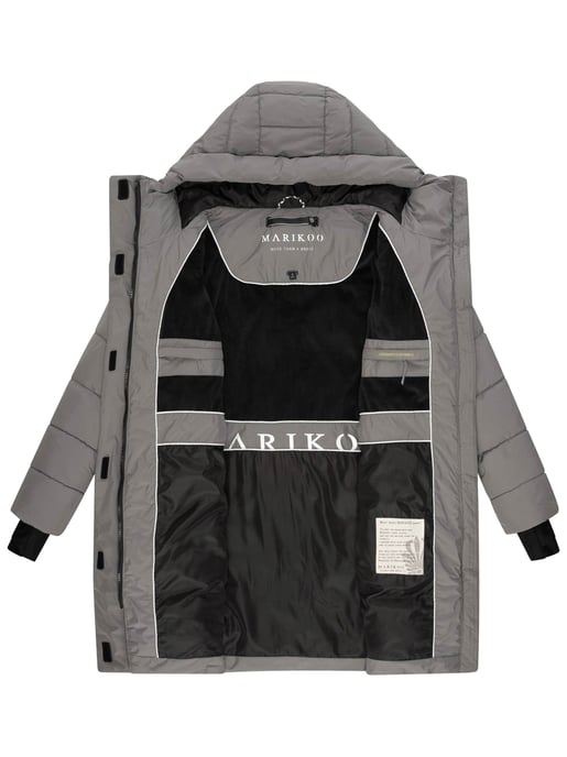 Marikoo Damen Winter-Steppjacke mit Kapuze & Fleecefutter – Kaituu - Image 5