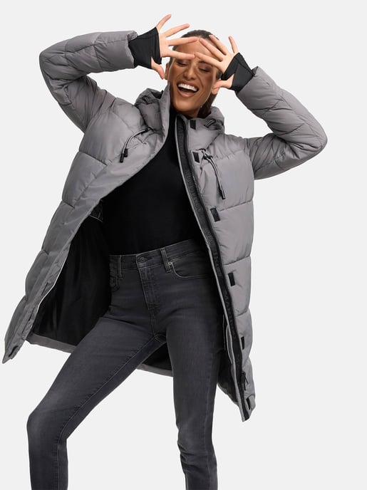 Marikoo Damen Winter-Steppjacke mit Kapuze & Fleecefutter – Kaituu - Image 6