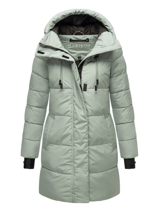 Marikoo Damen Winter-Steppjacke mit Kapuze & Fleecefutter – Kaituu - Image 1
