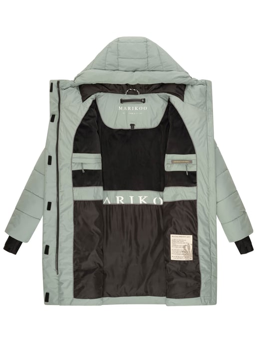 Marikoo Damen Winter-Steppjacke mit Kapuze & Fleecefutter – Kaituu - Image 5
