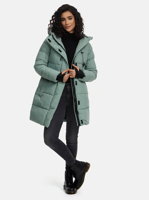 Marikoo Damen Winter-Steppjacke mit Kapuze & Fleecefutter – Kaituu - Image 6