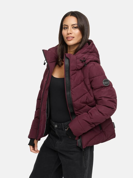 Marikoo Damen Steppjacke Samuiaa – warm, modern & mit abnehmbarer Kapuze - Image 3