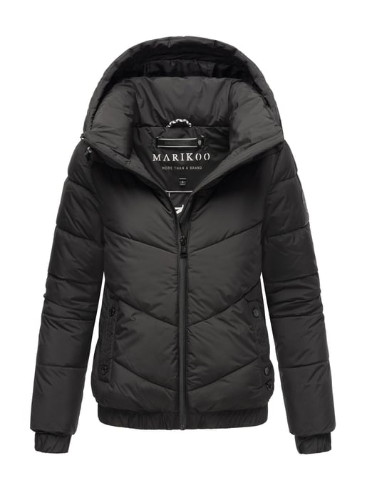 Marikoo Damen Winter Steppjacke mit Kapuze – Nayanaa - Image 1