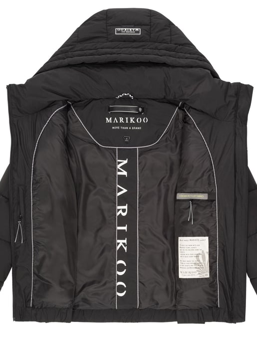 Marikoo Damen Winter Steppjacke mit Kapuze – Nayanaa - Image 6
