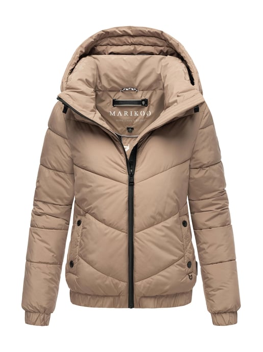 Marikoo Damen Winter Steppjacke mit Kapuze – Nayanaa - Image 1