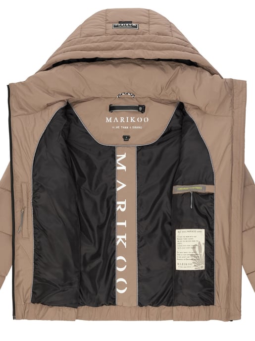 Marikoo Damen Winter Steppjacke mit Kapuze – Nayanaa - Image 6