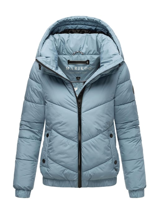 Marikoo Damen Winter Steppjacke mit Kapuze – Nayanaa - Image 1