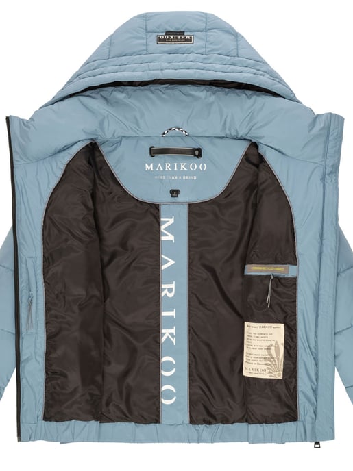 Marikoo Damen Winter Steppjacke mit Kapuze – Nayanaa - Image 6