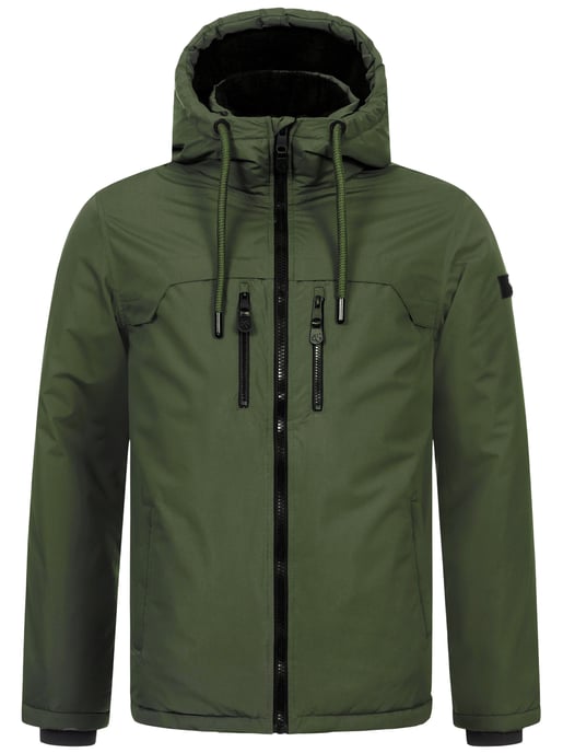 Alessandro Salvarini Herren Winterjacke AS-332 mit Teddyfell & Kapuze - Image 2