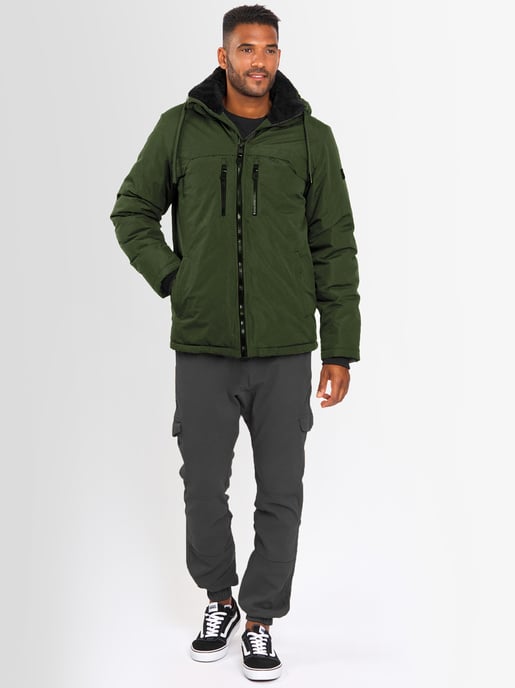 Alessandro Salvarini Herren Winterjacke AS-332 mit Teddyfell & Kapuze - Image 6