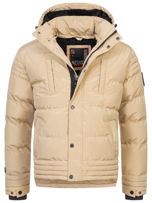 Alessandro Salvarini Herren Winterjacke AS-281 mit Teddyfell & abnehmbarer Kapuze - Image 2