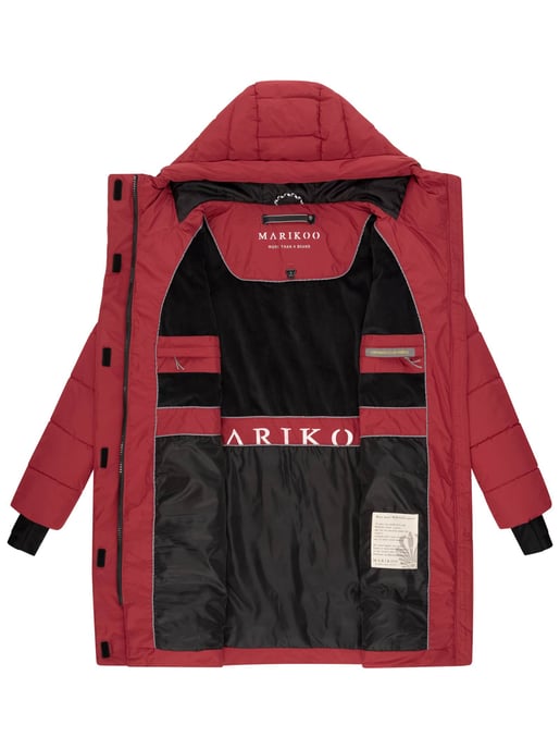 Marikoo Damen Winter-Steppjacke mit Kapuze & Fleecefutter – Kaituu - Image 5
