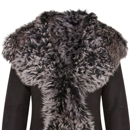 Schwarzer Damen-Trenchcoat mit Kapuze aus echtem Schafleder, Modell Toscana - Verona - Image 6