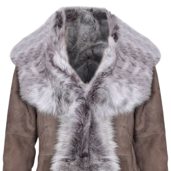Damen-Trenchcoat aus taupefarbenem Toscana-Schafsveloursleder – Celeste - Image 6