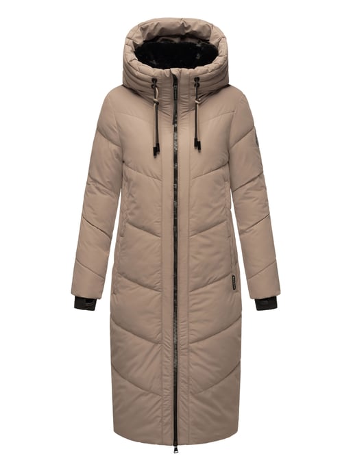 Marikoo Damen Winterjacke Nadaree – lang, warm & mit Kapuze - Image 2