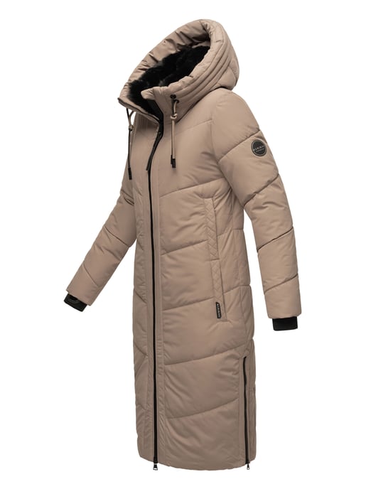 Marikoo Damen Winterjacke Nadaree – lang, warm & mit Kapuze - Image 3