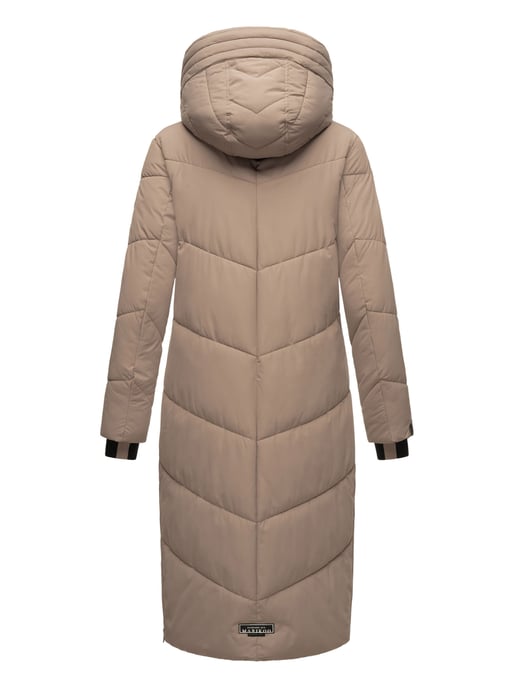 Marikoo Damen Winterjacke Nadaree – lang, warm & mit Kapuze - Image 4
