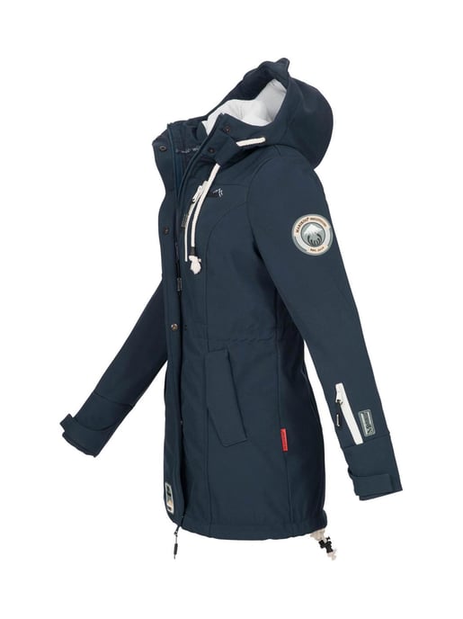 Marikoo lange Damen Steppjacke Abendsternchen mit abnehmbarer Kapuze - Image 2