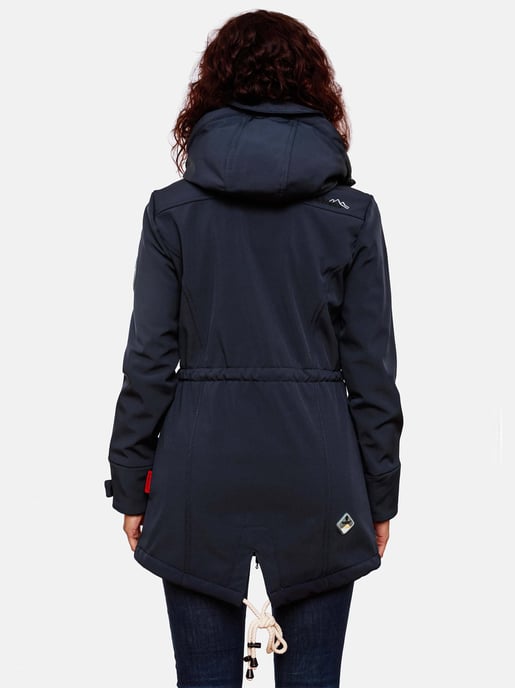 Marikoo lange Damen Steppjacke Abendsternchen mit abnehmbarer Kapuze - Image 6