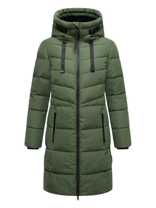 Marikoo Damen Winterjacke Natsukoo – warm, mit Teddyfell & Kapuze - Image 2