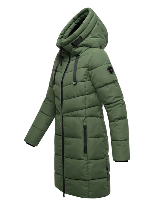 Marikoo Damen Winterjacke Natsukoo – warm, mit Teddyfell & Kapuze - Image 3
