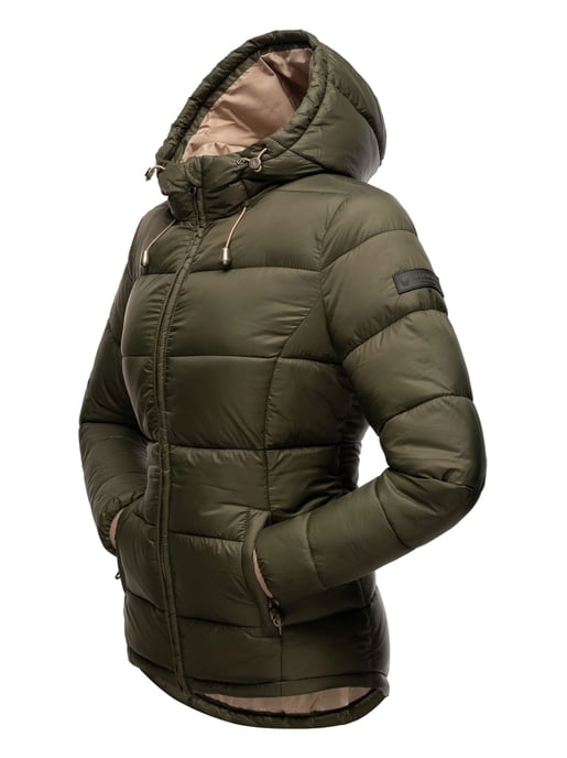 Marikoo Damen Steppjacke – Leichte Übergangsjacke mit Kapuze - Image 4