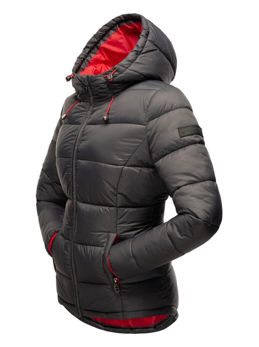 Marikoo Damen Steppjacke – Leichte Übergangsjacke mit Kapuze - Image 4