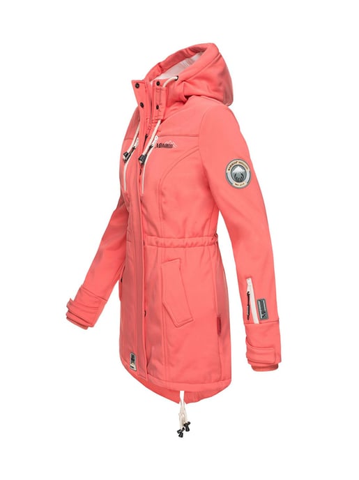 Marikoo lange Damen Steppjacke Abendsternchen mit abnehmbarer Kapuze - Image 2