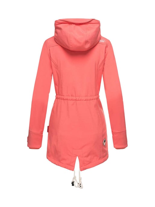 Marikoo lange Damen Steppjacke Abendsternchen mit abnehmbarer Kapuze - Image 3