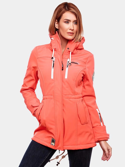 Marikoo lange Damen Steppjacke Abendsternchen mit abnehmbarer Kapuze - Image 4