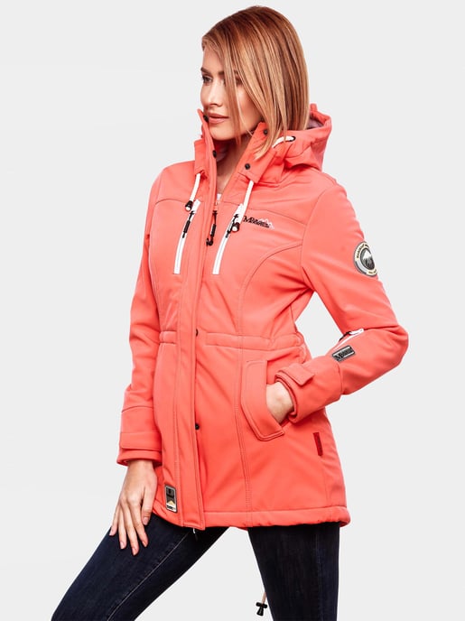 Marikoo lange Damen Steppjacke Abendsternchen mit abnehmbarer Kapuze - Image 5