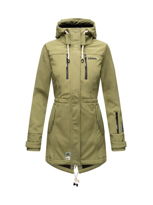 Marikoo lange Damen Steppjacke Abendsternchen mit abnehmbarer Kapuze - Image 2