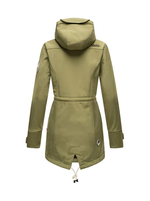 Marikoo lange Damen Steppjacke Abendsternchen mit abnehmbarer Kapuze - Image 4