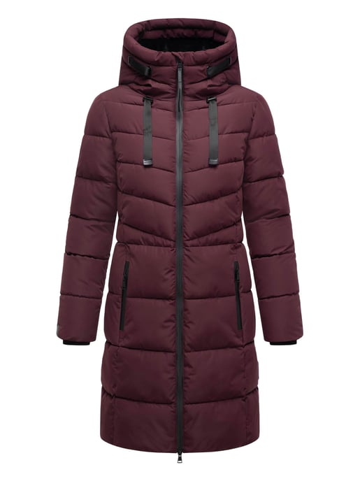 Marikoo Damen Winterjacke Natsukoo – warm, mit Teddyfell & Kapuze - Image 2